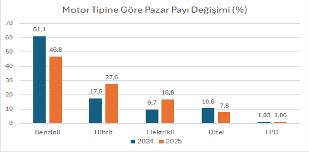 Motor Tipi Pazar Payı
